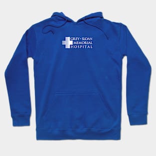 Grey + Sloan Memorial Hospital Logo | White Print Hoodie